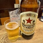 ほていちゃん - サッポロ赤星大瓶