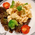 龍のかくれんぼ - 玉子サラダ②