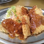 亀の家食堂 - 一口カツ