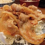 檍食堂 蒲田東口店 - 豚バラ生姜焼き