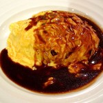 オムライスの店 Tanpopo - オムライス[デミグラスソース](2014/11/06撮影)