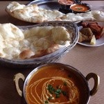 Indian Restaurant D SAGARMATHA - 201411  サガルマータ 今日のランチは、こんな感じ(^-^)/