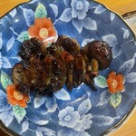 呑み処鰻家 - うな重セットのきも焼き