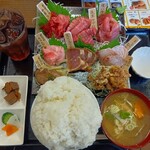 わ楽 - 鮪づくし定食