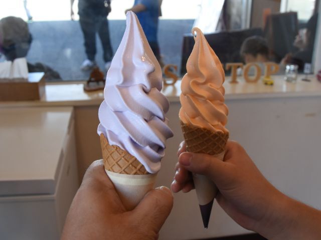 ばすすとっぷ（Furano marche） - 富良野（ソフトクリーム）の写真