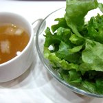 ラ・メゾン アンソレイユターブル - 【New!】パスタランチにセットのスープとサラダ