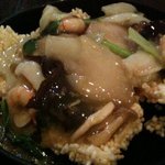 中国家常菜 燕郷房 - ジュっという音までおいしいお焦げです。