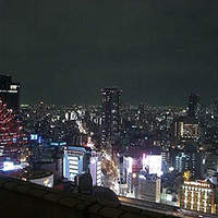 パパミラノ 阪急グランドビル店 - 店内からの夜景