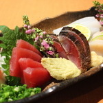 Nagomu - 旬のお刺身盛合せ　新鮮なお魚をお刺身で　2人前より承ります
