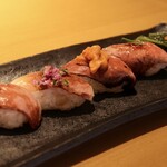 肉割烹 まさき - 肉寿司盛り