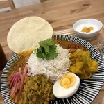 Soumya's Kitchen - ソウミャさんのおうちごはんプレート(拡大)