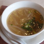 中国料理 海苑 - 鶏のスープ