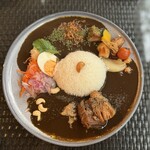 カフェ＆ガーデン しらさぎ邸 - しらさぎ邸特製黒カレー（スープ付き）[2,500円]3