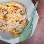 かさま - チャーハン（スープ付き）¥600