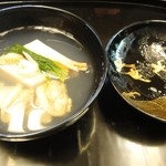日本料理 子孫 - 蛤と胡麻豆腐の椀