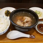 広東名菜   紅茶 - （※写真3）注文物（肉骨茶セット）