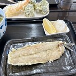 かばと製麺所 - さんま天と、おろしレモン