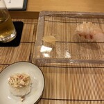 金澤 鮨 洋次郎 - 毛蟹とかんぱち