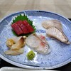 たらふく - ミニデラックス定食の刺身