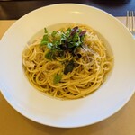 osteria enato - 白身魚と青唐辛子