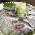 いさりび食堂 - いわし刺身(660円)