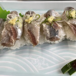 いさりび食堂 - いわし鮨(660円)