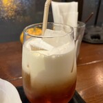 板東珈琲 - アイスミルクティー　結構甘いです