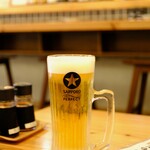 酒ト魚 いのもと - 生ビール