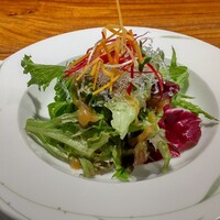 築地鉄板焼 Kurosawa - サラダ　味噌ドレッシング