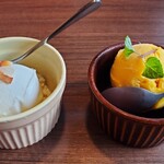 スパイシーマーケット - ココナッツアイス、マンゴーアイス