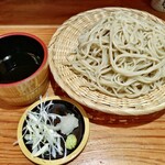 千ふく - ざる蕎麦 大盛(新そば)
