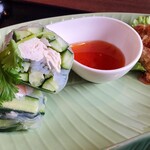 スパイシーマーケット - 生春巻きの断面が綺麗