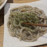 御影麺 鏑矢 - 青苔と藻塩