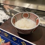 鉄板焼コルザ - 千葉県産のこしひかり特別栽培米を土鍋で炊いたご飯