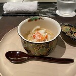 鉄板焼コルザ - タラバガニと松茸のアンサンブル