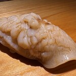 佐野鮨 - ほっき貝炙り （追加