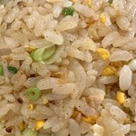 らーめん 一柊 - 半チャーハン！どアップ！