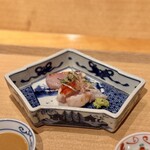 炭火割烹 庵 - 金目鯛炙り