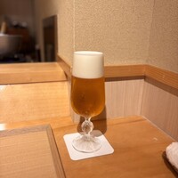 炭火割烹 庵 - 生ビール