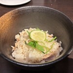 山人 - 松茸とかしわの炊き込みご飯