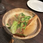 山人 - 銘々皿に取り分けて、最後まで食べ尽くす