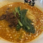 壱龍ラーメン 田和山店 - 坦々スープに浸かってます