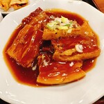 台湾家庭料理 福苑 - 角煮のアップです