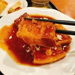 台湾家庭料理 福苑 - 角煮のリフトです