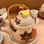 割烹 白鷹 - 土瓶蒸しが出来上がりました