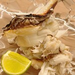 割烹 白鷹 - 地物の渡り蟹です