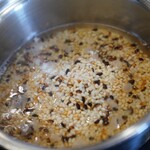 レストラン MarPe - コシヒカリと有機式部黒米のリゾット