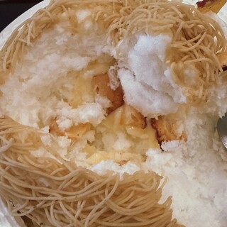 和栗モンブラン&かき氷 ふわり_1