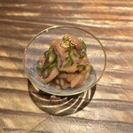 ひろ志 - ピーマンたっぷりの塩辛（1人用）