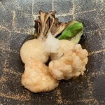鮨 うえはら - アナゴと里芋のてんぷら